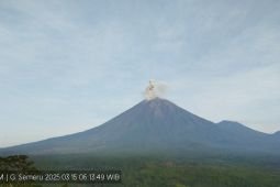 Semeru kembali alami erupsi tiga kali, tinggi letusan hingga 800 meter