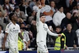 Liga Spanyol - Gol Federico Valverde bawa Real Madrid tempel ketat Barcelona