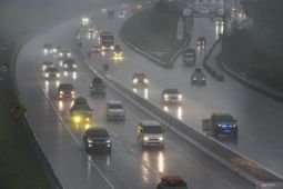 Mayoritas kota besar hujan ringan-berpetir pada H+3 Lebaran