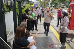 Polresta Malang awasi titik keramaian guna pastikan keamanan wisatawan