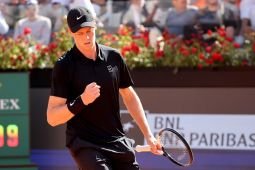 Sinner kalahkan Cerundolo untuk capai perempat final Roma