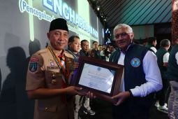 Kwarda Pramuka Jatim terima penghargaan dari BNN atas kontribusi PG4N