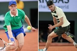 Petenis Sinner dan Alcaraz siap tarung di final Roland Garros
