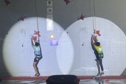 Jatim dan DKI raih emas Kejurnas Panjat Tebing KU nomor speed