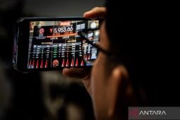 Kamis pagi IHSG dibuka turun 16,39 poin