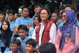 Sri Mulyani ajak siswa Sekolah Rakyat selalu peduli dengan negara