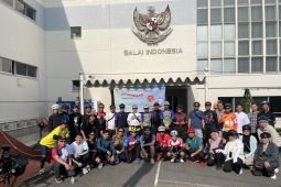 Ramaikan HUT ke-80 RI, WNI di Jepang gelar acara Gowes Santai