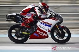 Mario Aji finis ke-23 di dua sesi latihan Moto2 Jepang