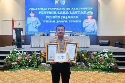 Satlantas Polres Magetan raih dua penghargaan dari Polda Jatim