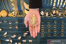 Harga emas di Pegadaian Rabu ini lanjutkan tren kenaikan harga