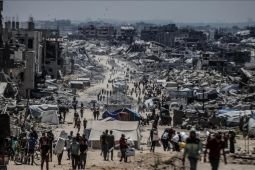 Gencatan senjata, ribuan pengungsi Palestina pulang ke Gaza