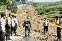 Jalur lingkar Wilis Tulungagung-Trenggalek tertutup longsor