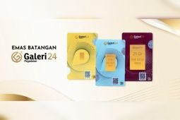 Harga emas UBS dan Galeri24 di Pegadaian Sabtu ini menguat