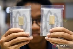Harga Antam melemah Rp6.000, Sabtu ini dibanderol Rp2,663 juta/gram