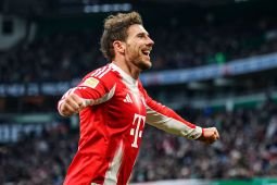 Menang telak 3-0, Leon Goretzka lega cetak gol untuk Bayern