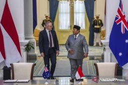 Prabowo ucapkan selamat Hari Australia di hadapan PM Albanese