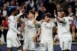 Vinicius cetak brace, Madrid menang dramatis 3-2 atas Atletico