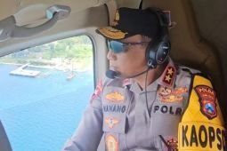 Kapolda Jatim lakukan patroli udara pastikan arus balik Lebaran aman