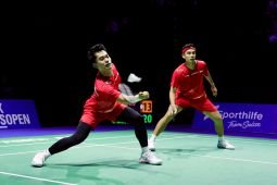 Ganda putra Indonesia maju ke babak kedua Swiss Open