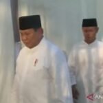 Presiden Prabowo shalat Id di Masjid Darussalam Aceh Tamiang