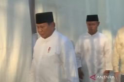 Presiden Prabowo shalat Id di Masjid Darussalam Aceh Tamiang