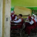 Ruang kelas sementara siswa terdampak erupsi Semeru