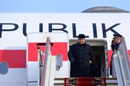 Prabowo tiba di Rusia, perkuat kemitraan di tengah dinamika global