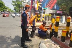 KAI Daop Madiun lakukan sterilisasi di emplasemen Stasiun Tulungagung