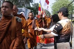 Perjalanan Bhikku pada Walk For Peace 2026 di Sidoarjo