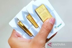 Sabtu ini harga Antam melemah tipis Rp3.000 ke angka Rp2,796 juta/gr