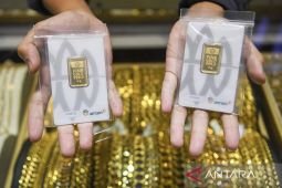 Harga emas UBS turun, Galeri24 dan Antam naik di Pegadaian Sabtu ini