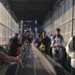 Kepadatan penumpang di Stasiun Malang saat libur Idul Adha