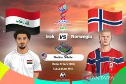 Irak vs Norwegia, adu tajam Aymen Hussein dan Haaland