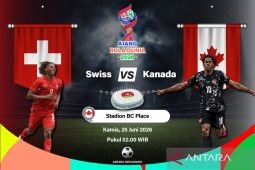 Swiss puncaki klasemen Grup B usai bekuk Kanada 2-1