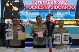Dua WN Malaysia ditangkap Polresta Sidoarjo terkait narkoba