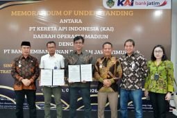 KAI Daop 7 Madiun dan Bank Jatim kerja sama optimalisasi layanan dan aset