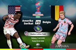 Belgia bungkam AS 4-1, tantang Spanyol di perempat final