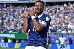 Penalti Mbappe loloskan Prancis ke perempat final, singkirkan Paraguay 1-0