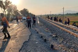 Perjalanan KA Ranggajati terganggu dampak kecelakaan di Nganjuk
