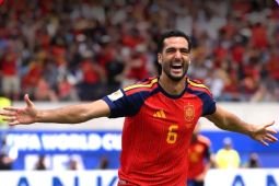Spanyol melaju ke final setelah bekuk Prancis 2-0