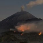 Kebakaran di kawasan pendakian Semeru