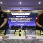 Bea Cukai gagalkan 32 kasus ekspor emas ilegal senilai Rp846 miliar