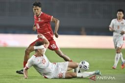Timnas Indonesia dibungkam Vietnam tiga gol tanpa balas