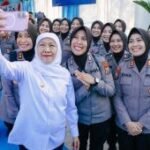 Khofifah apresiasi dedikasi Polwan dalam melindungi dan melayani warga