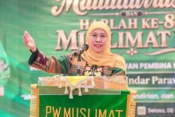 Khofifah ajak Muslimat NU perkuat peran perempuan dan perdamaian