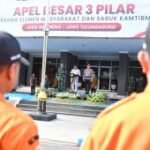 Marak konvoi pesilat, Pemkab Tulungagung gelar apel tiga pilar kamtibmas
