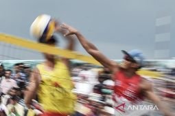Voli pantai putra Indonesia awali Asian Games dengan kekalahan
