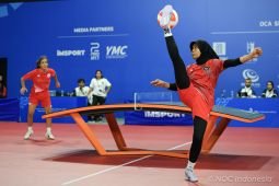 Teqball putri Indonesia lolos ke semifinal Asian Games