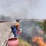 Daop 7 Madiun perketat pengawasan jalur KA rawan kebakaran lahan