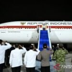 Prabowo departs for Russia to attend 11th Eastern Economic Forum
